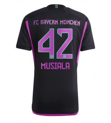 Bayern Munich Jamal Musiala #42 Bortatröja 2023-24 Kortärmad